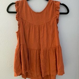American Eagle sleeveless swing top